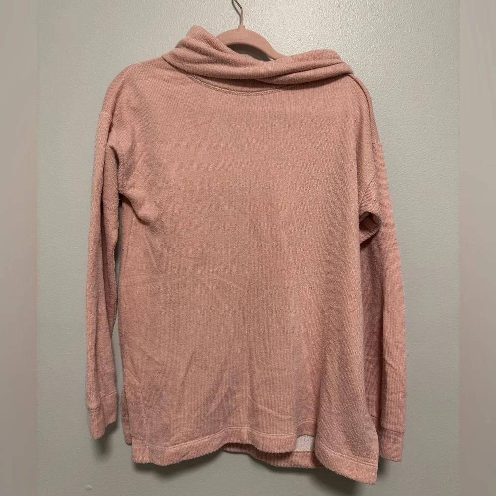 J. Crew Dusty Pink Cowl Neck Long Sleeve Sweater